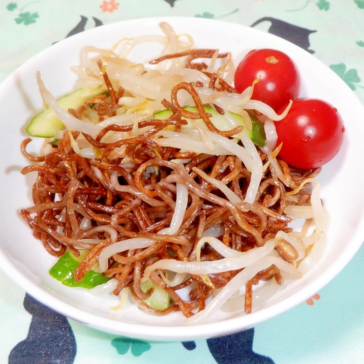 予想外の美味しさ♪焼き蕎麦サラダ